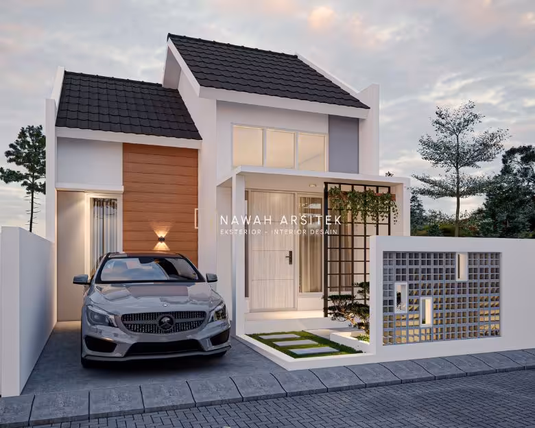 Desain rumah minimalis ukuran 6x12