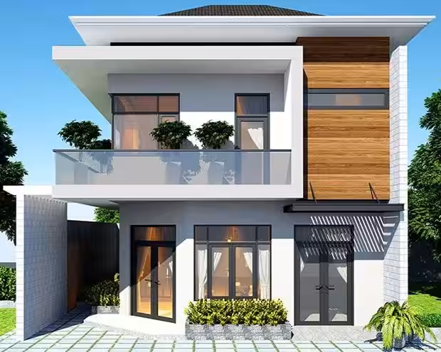 contoh desain rumah ukuran 8x12