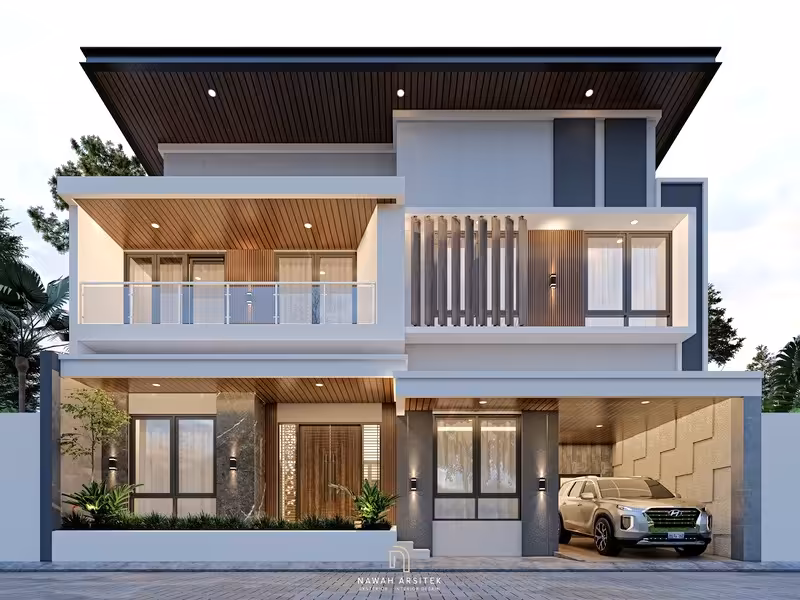 desain fasad rumah 12x10