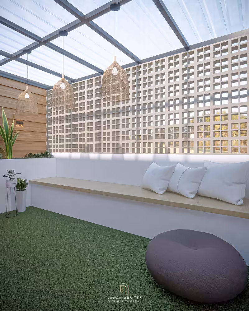 Nawah Arsitek Desain Rumah 10x10 3D Modern & Kekinian