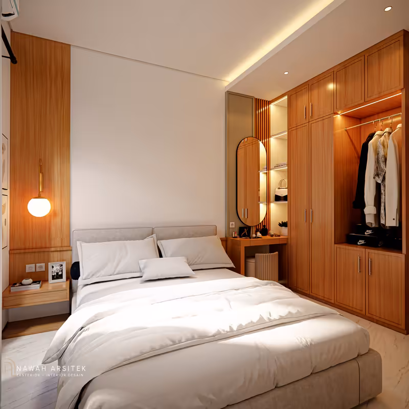 Nawah Arsitek Desain Rumah 10x10 3D Modern & Kekinian