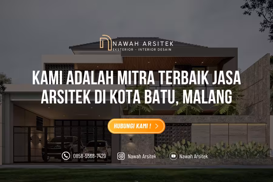 arsitek desain rumah kota batu