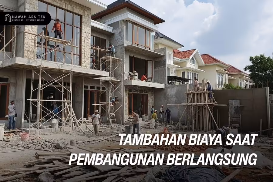 tambahan biaya bangun rumah tingkat