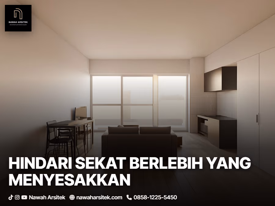 kesalahan yang sering membuat rumah 7x9 terasa sesak